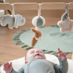 Nattou Arches en Bois avec Jouets À Suspendre Loulou Bois/Multicolore
