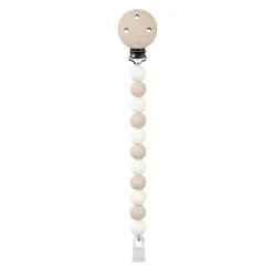 Nattou                    Attache tétine silicone perles    Argile