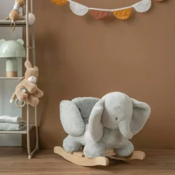 Nattou Bascule Loulou Éléphant Vert tilleul