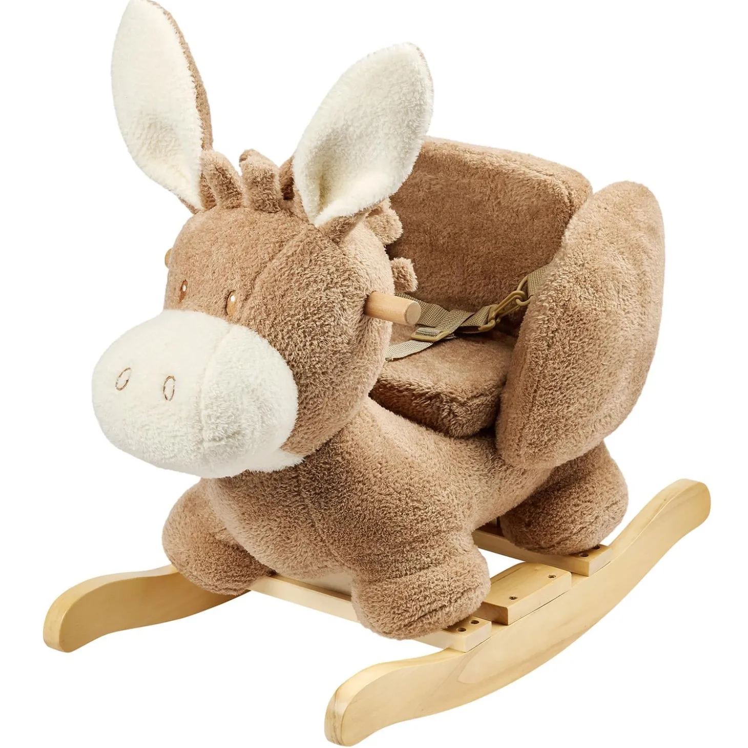 Nattou Bascule Âne Teddy Caramel
