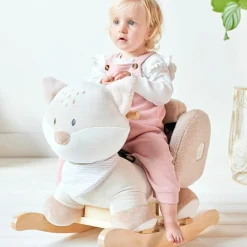 Nattou                    Bascule renard Flo    Beige