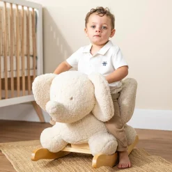 Nattou                    Bascule Teddy Elephant    Écru