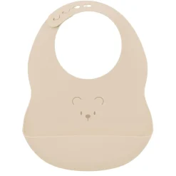 Nattou                    Bavoir silicone imprimé arc en ciel    Argile