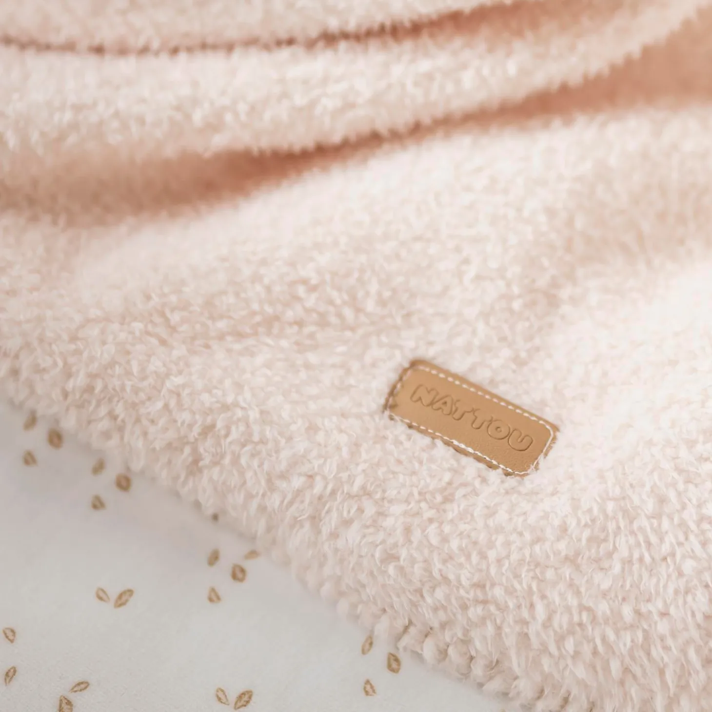 Nattou Couverture Supersoft Bouclette Teddy Ecru 75x100 cm