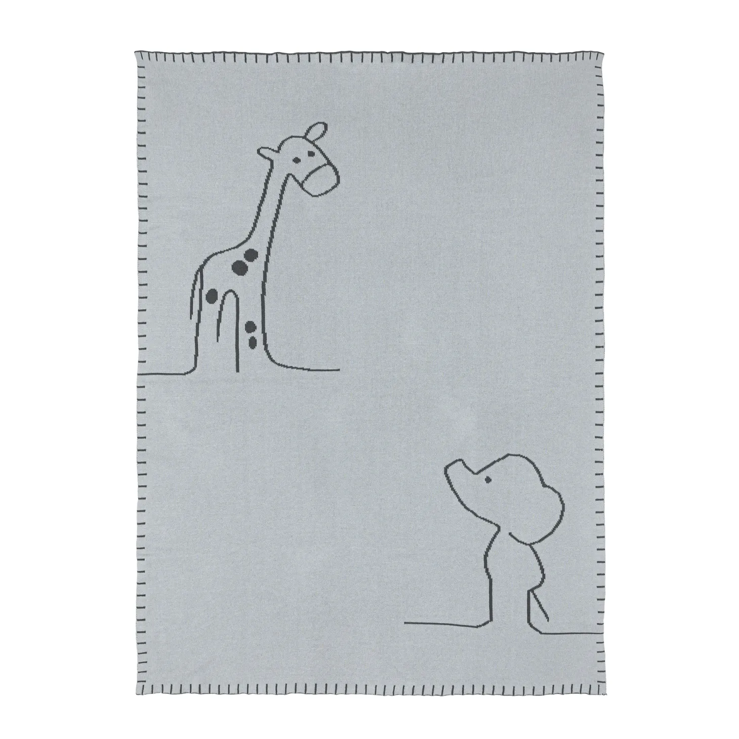 Nattou Couverture tricot Axel et Luna Vert 75x100 cm