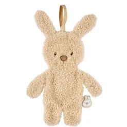 Nattou                    Doudou Attache Tétine Lapin Bouclette Teddy    Beige