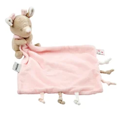 Nattou                    Doudou Câlin/Couverture Biche Fanfan    Rose