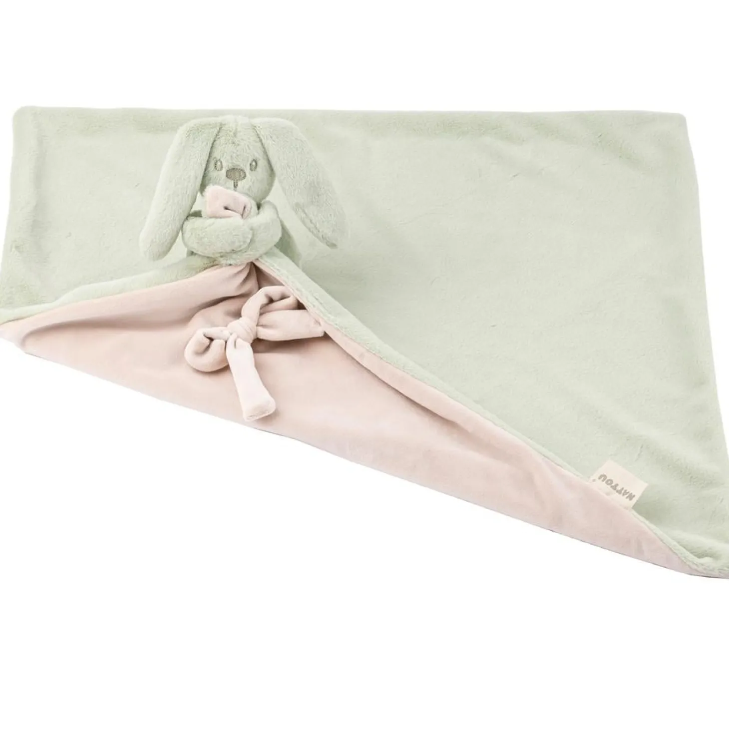 Nattou Doudou couverture Lapidou Toudous Vert Tilleul