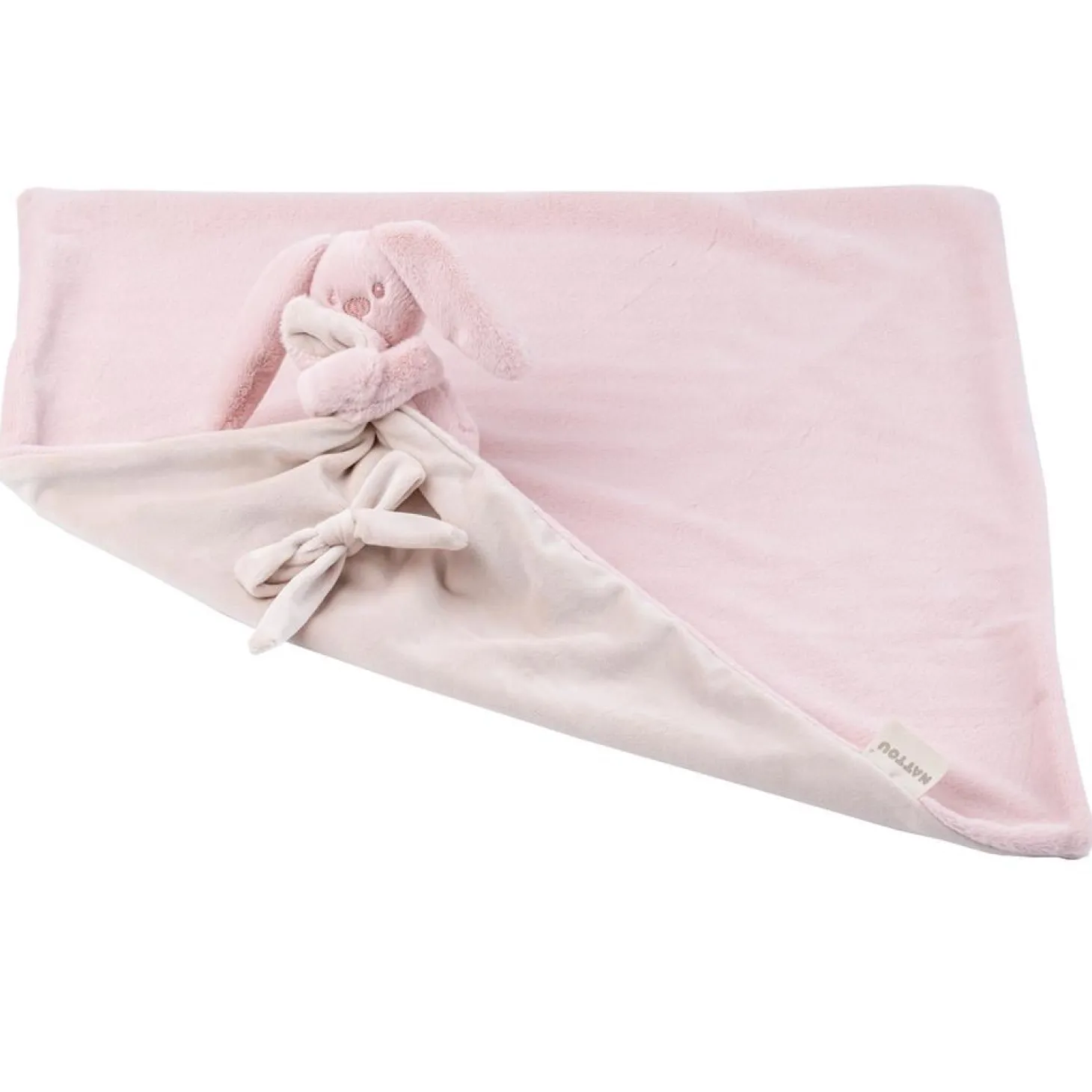 Nattou Doudou couverture Lapidou Toudous Rose Poudré