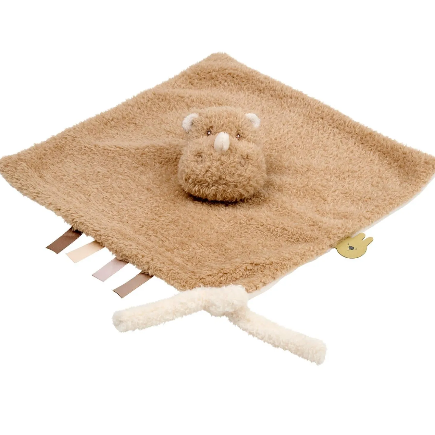 Nattou Doudou teddy Rhino Caramel