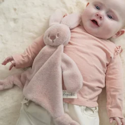 Nattou Doudou triangle Toudous Lapidou Rose poudré