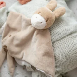 Nattou Doudou Velours Loulou Âne Caramel