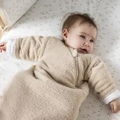 Nattou                    Gigoteuse Manches Det. Bouclette Tog 2,5 Teddy    Beige            0-6 mois