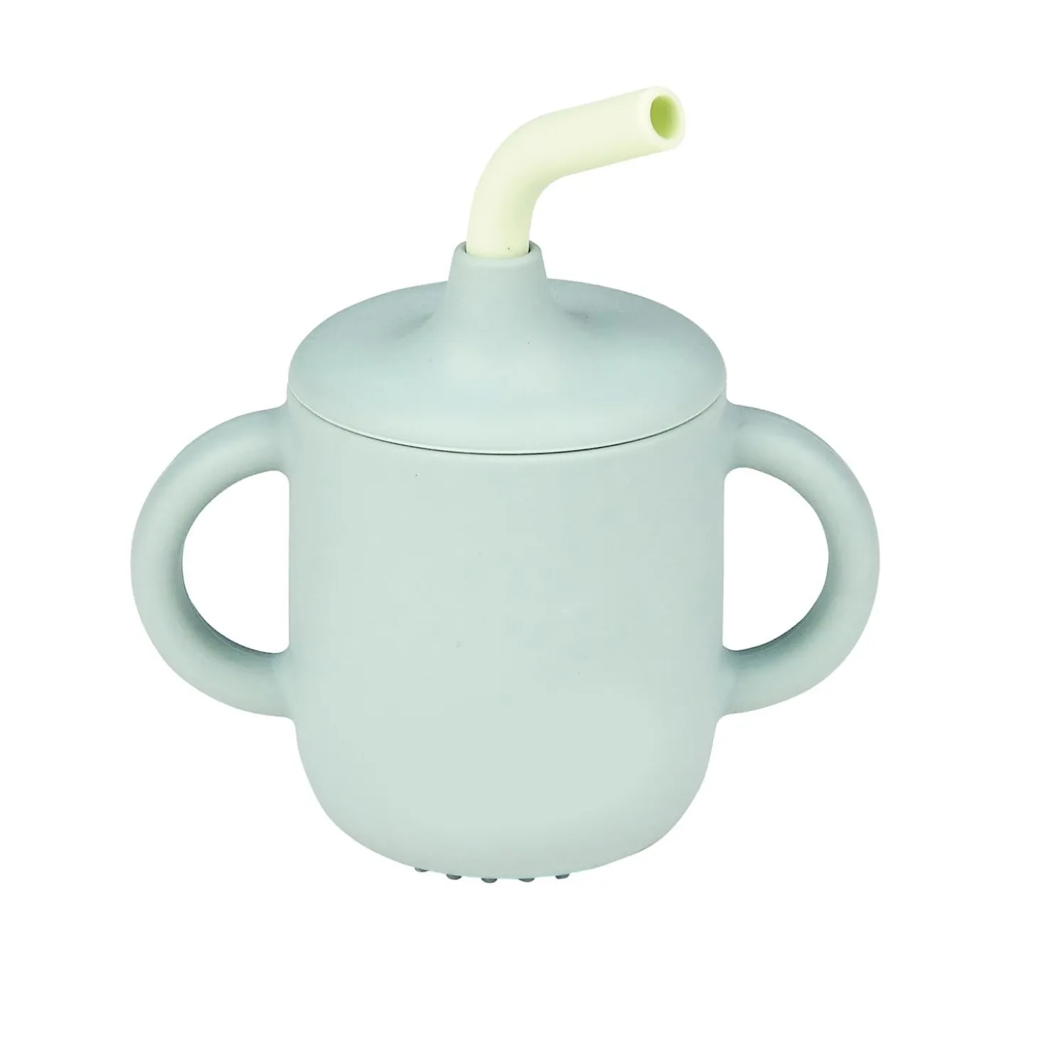 Nattou Gobelet avec paille Vert