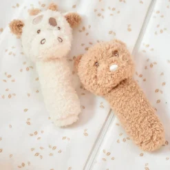 Nattou                    Hochet Teddy    Ours Caramel