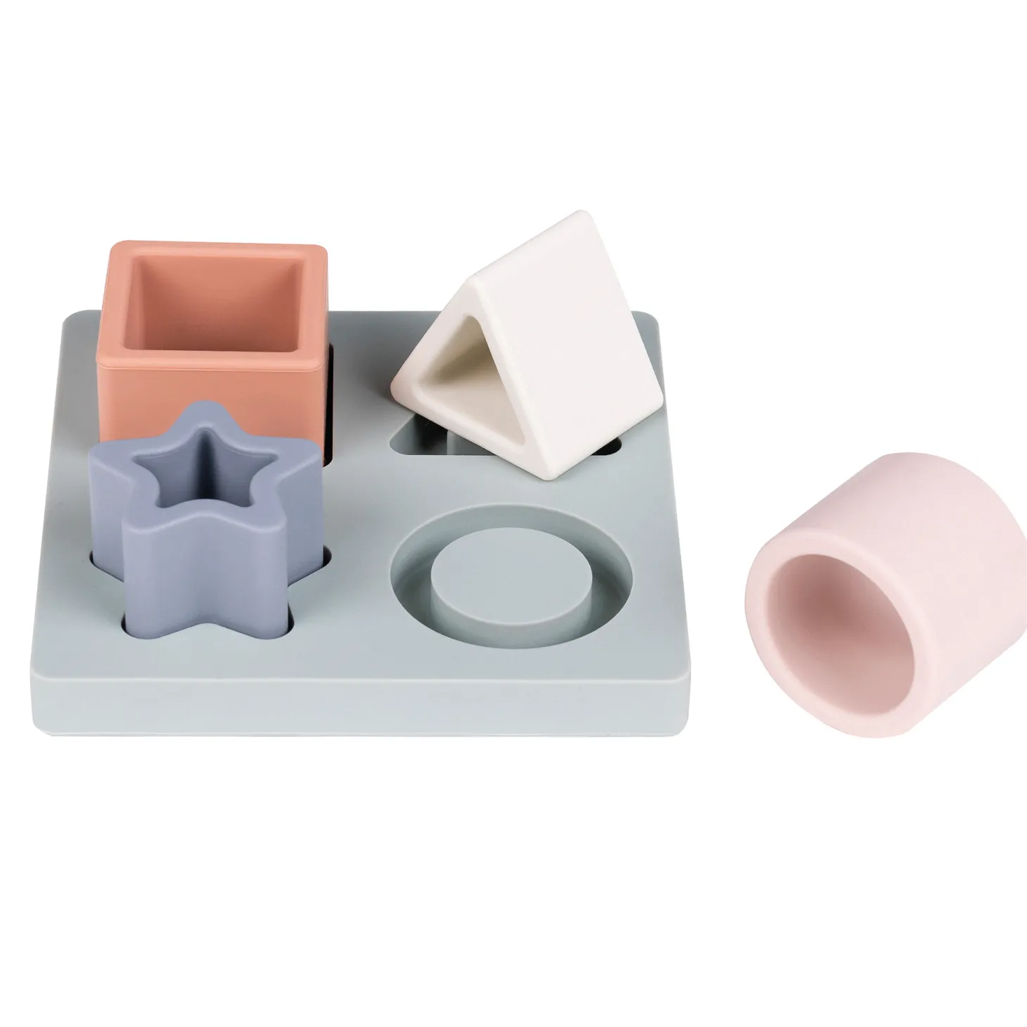 Nattou Jeu puzzle à formes silicone Sable