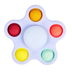 Nattou Jouet Spinner pop it Silicone Mauve