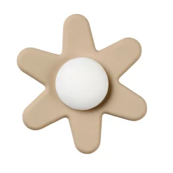 Nattou                    Jouet Spinner silicone fleur    Argile