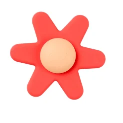 Nattou                    Jouet Spinner silicone fleur    Rose