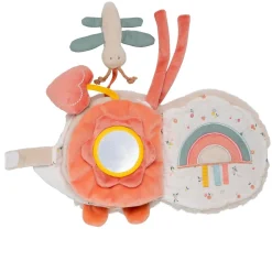 Nattou Livre d'activités en tissu Mila, Zoé et Lana Multicolore
