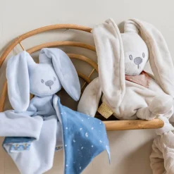 Nattou                    Maxi doudou Lapidou Glow    Bleu