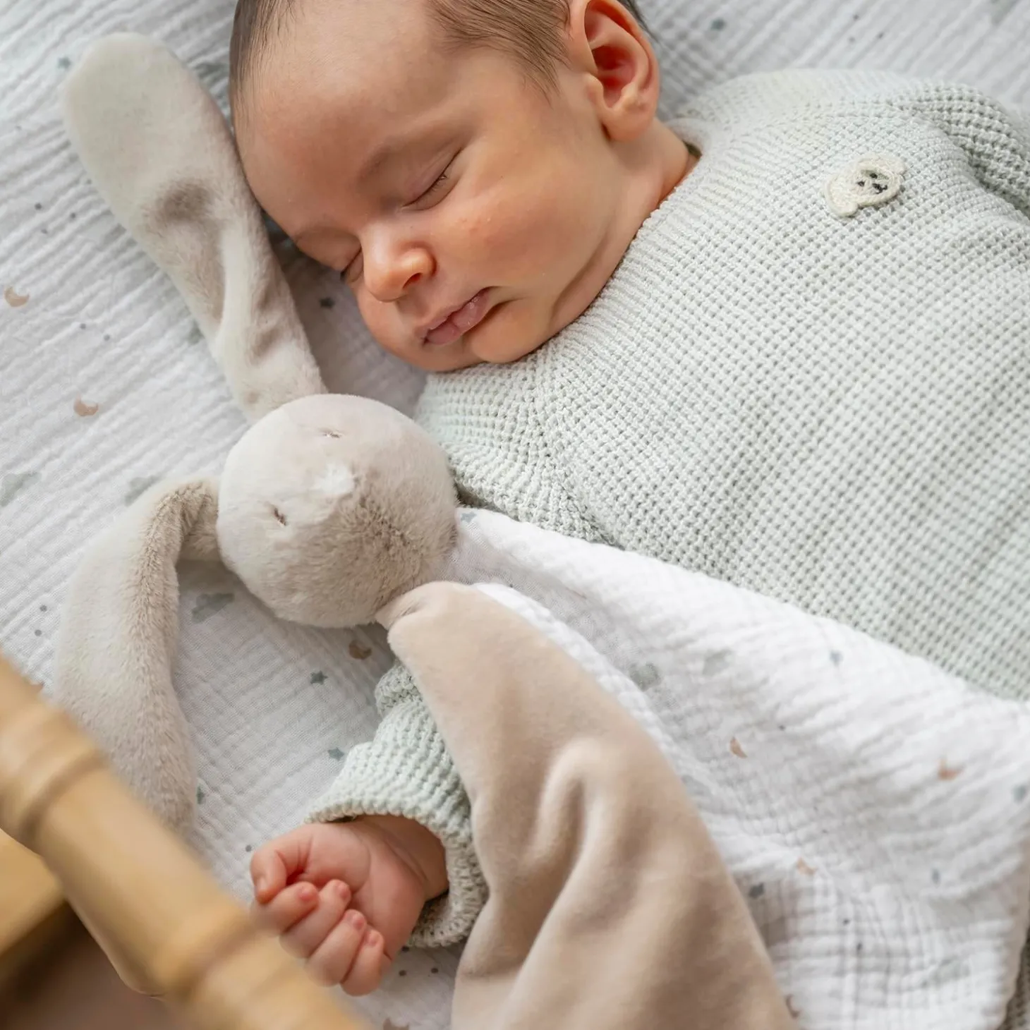 Nattou Maxi Doudou Loulou Lapin Sable