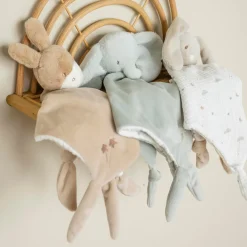 Nattou Maxi Doudou Loulou Éléphant Vert tilleul