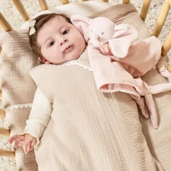 Nattou                    Maxi Doudou Éléphant Velours Côtelé Fanfan    Rose