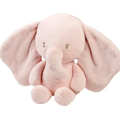 Nattou Maxi Peluche Éléphant Longs Poils Fanfan Rose