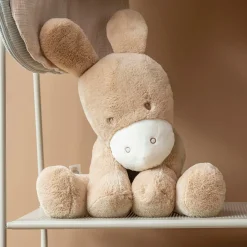 Nattou                    Maxi Peluche Âne Longs Poils Loulou    Caramel