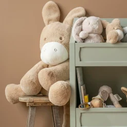 Nattou                    Maxi Peluche Âne Longs Poils Loulou    Caramel