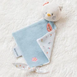 Nattou                    Mini doudou chat Mila, Zoé et Lana    Beige