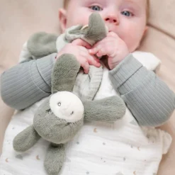 Nattou                    Mini Doudou Loulou    Âne Vert foncé