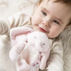 Nattou Mini Doudou Éléphant Fanfan Rose