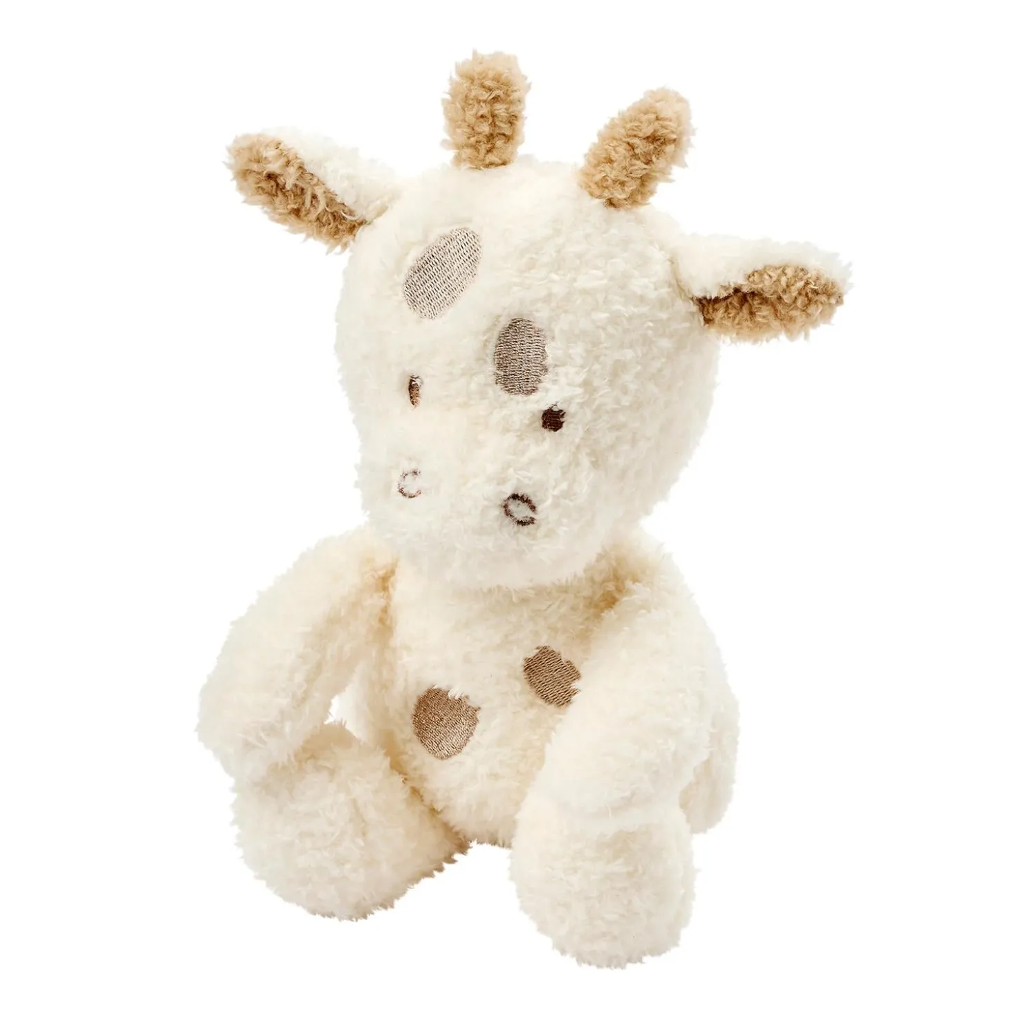 Nattou Peluche Bébé Girafe Bouclette Teddy Ecru 24 cm