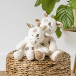 Nattou                    Peluche Bébé Girafe Bouclette Teddy    Ecru            24 cm