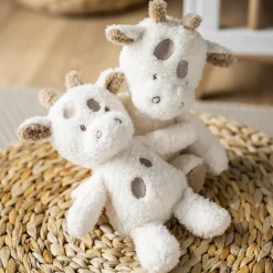 Nattou Peluche Bébé Girafe Bouclette Teddy Ecru 24 cm