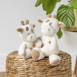 Nattou Peluche Bébé Girafe Bouclette Teddy Ecru 24 cm
