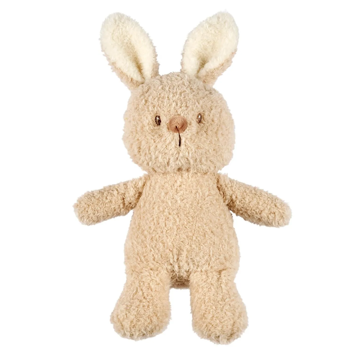 Nattou Peluche Bébé Lapin Bouclette Teddy Beige 24 cm