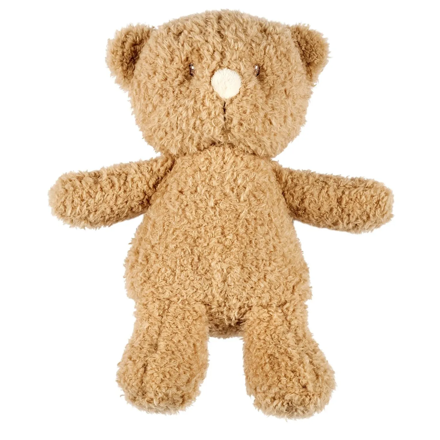 Nattou Peluche Bébé Ours Bouclette Teddy Caramel 24 cm