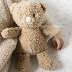 Nattou Peluche Bébé Ours Bouclette Teddy Caramel 24 cm