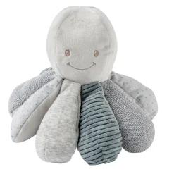 Nattou                    Peluche d'activités poulpe    Gris