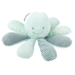 Nattou                    Peluche d'activités poulpe    Vert