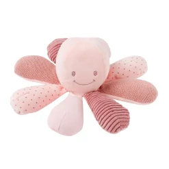 Nattou Peluche d'activités poulpe Rose