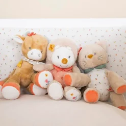 Nattou                    Peluche hérisson Mila, Zoé et Lana    Rose