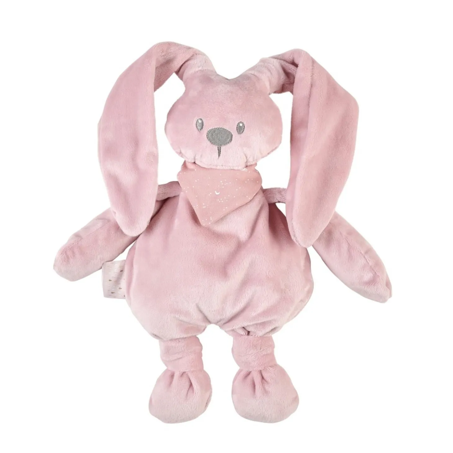 Nattou Peluche Lapidou avec bandana Rose