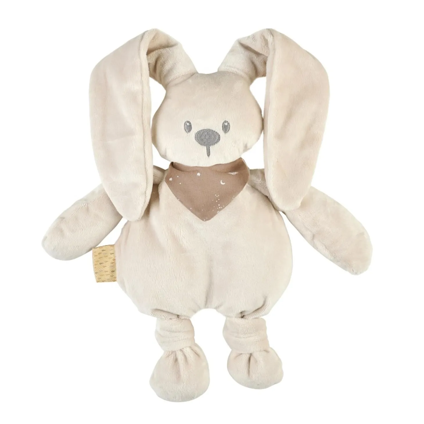 Nattou Peluche Lapidou avec bandana Sable