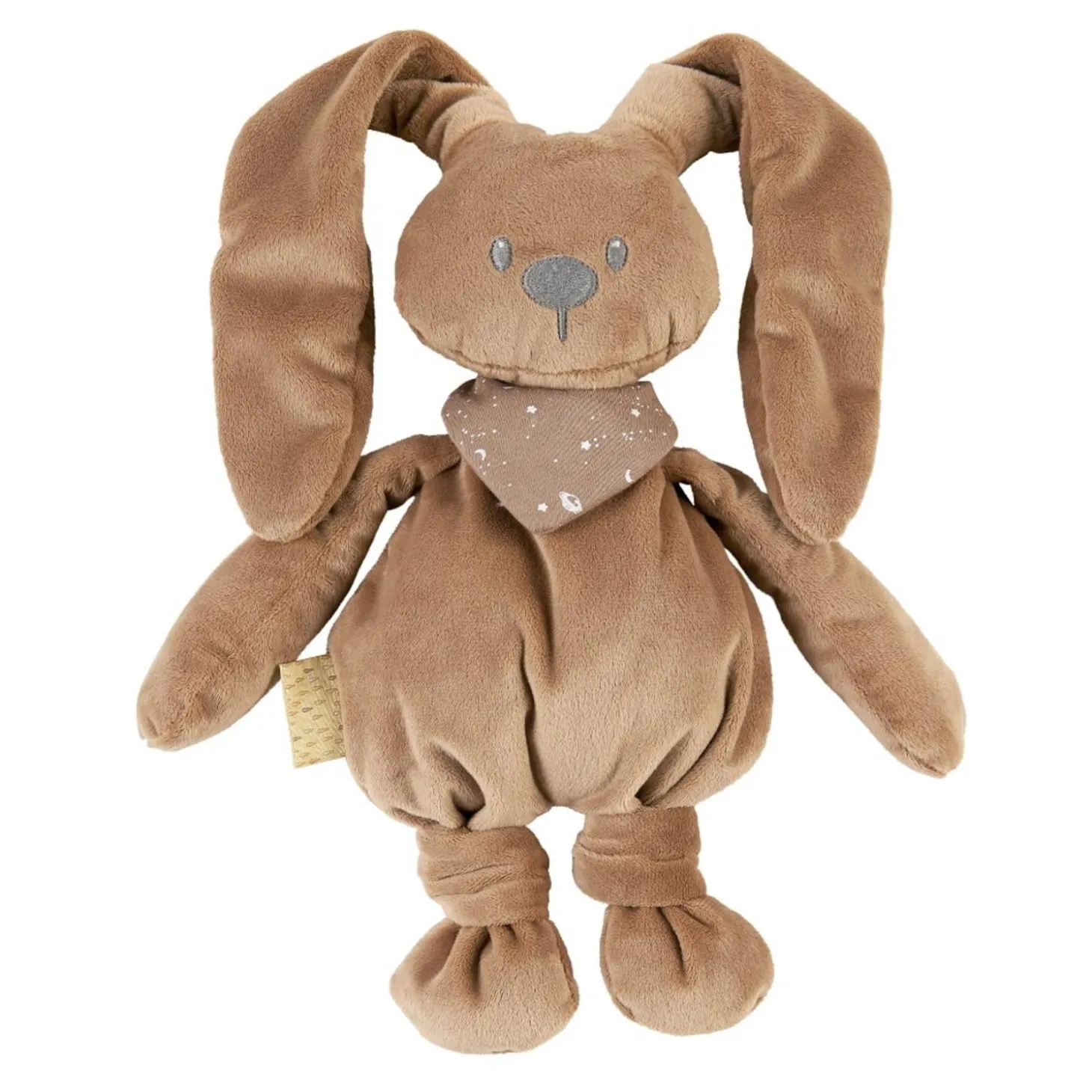Nattou Peluche Lapidou avec bandana Moka