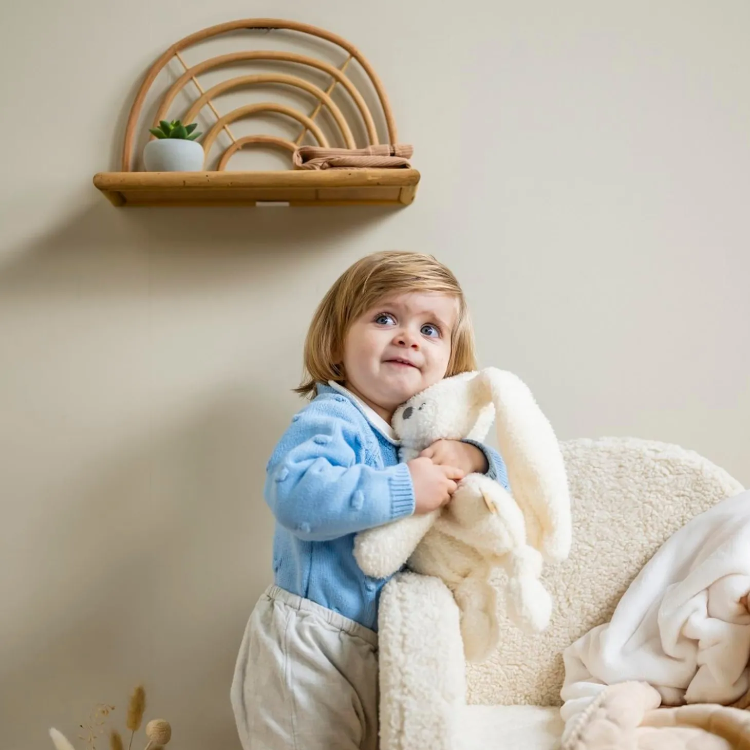 Nattou Peluche Lapidou teddy Vanille