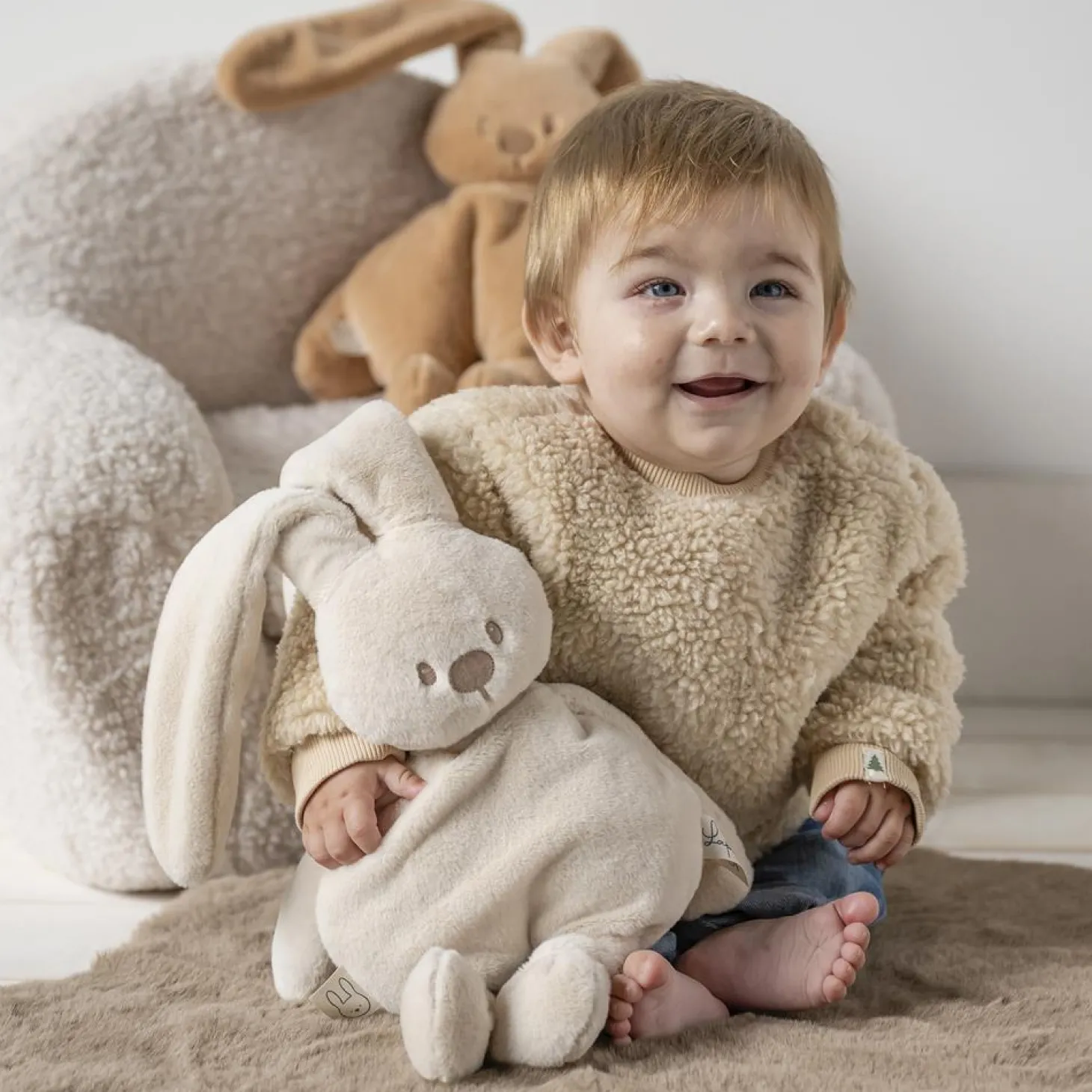 Nattou Peluche Lapidou Toudous Sable